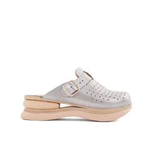 Balloon Sole Clog - Pearl