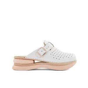 Balloon Sole Clog - White