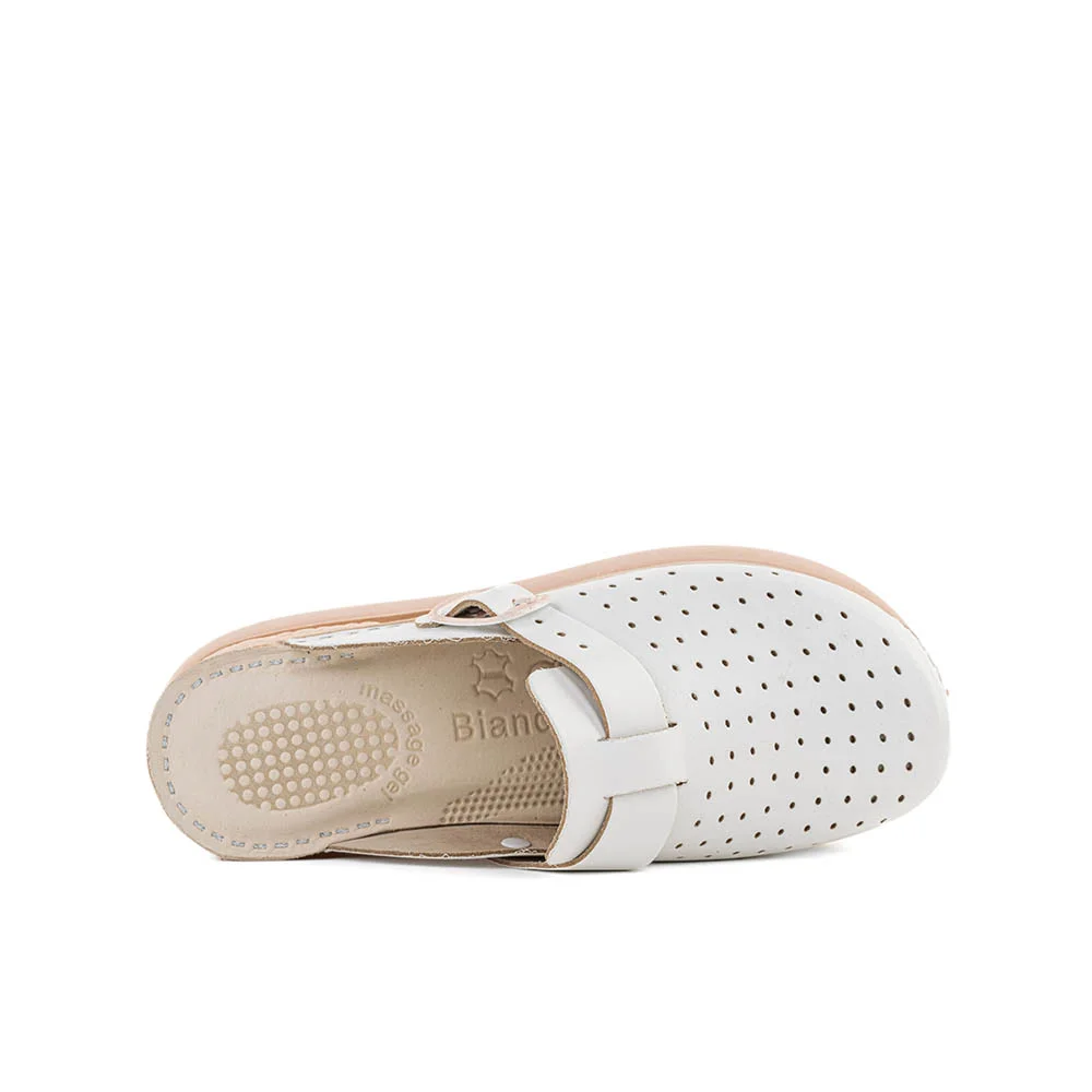 Balloon Sole Clog - White - Image 4