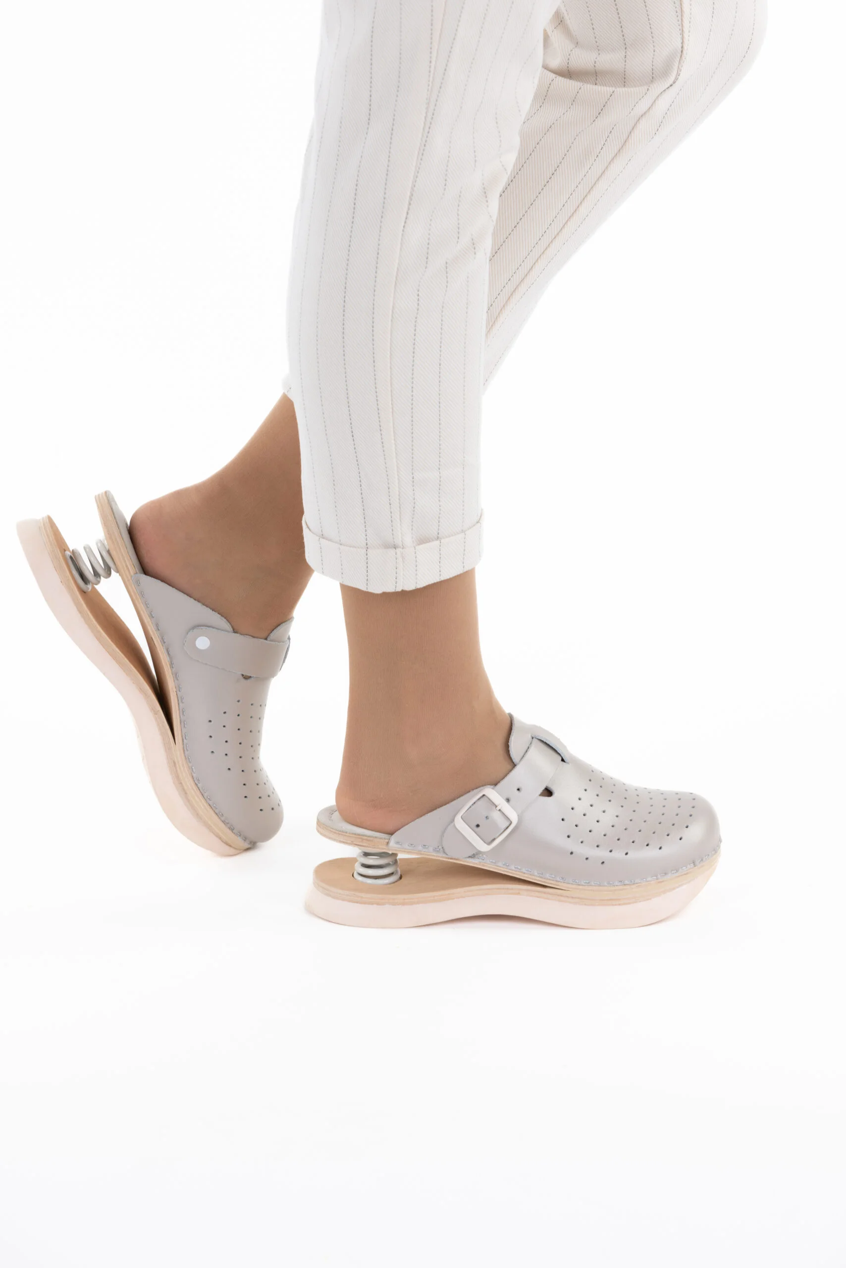 Spring Sole Clog - Pearl - Image 7